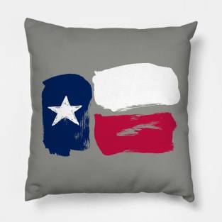 Texas Flag - Pencil Strokes Pillow