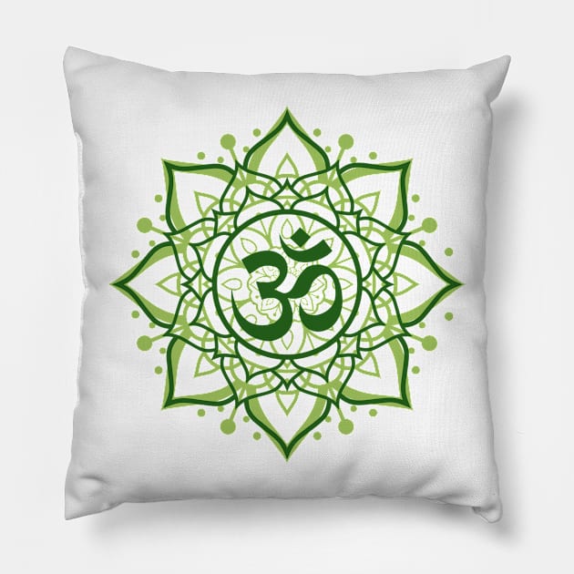 Ohm Hippie Design Pillow by Fredi Wear