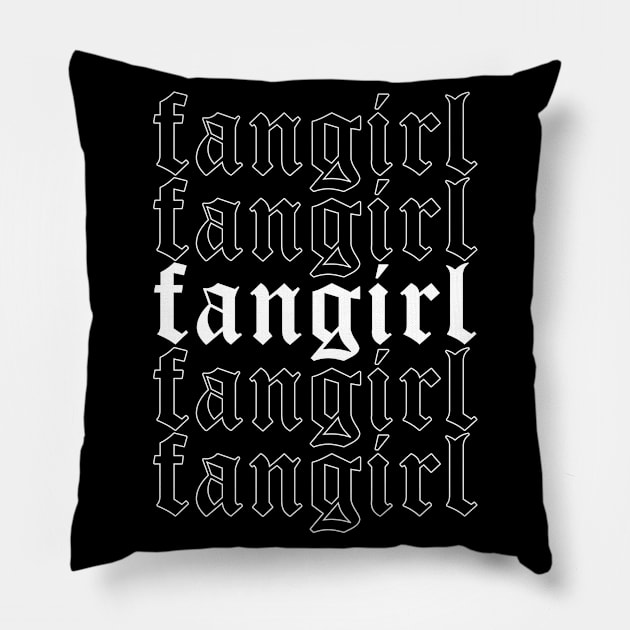 Fangirl Aesthetic Soft Grunge Sad Eboy Egirl Gift Pillow by Alex21