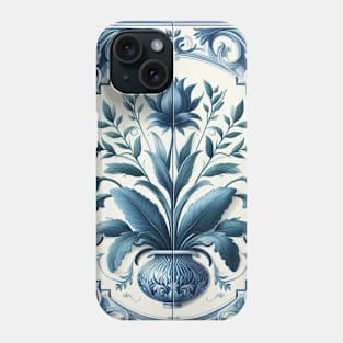 Delft Tile With Plant Pot No.1 Phone Case