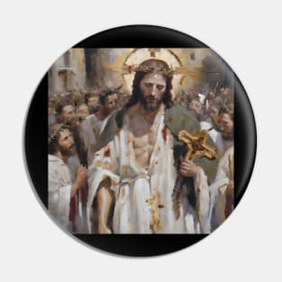 Easter Scene Study - Jesus Pin