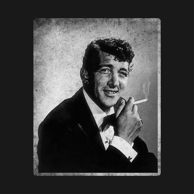 Dean Martin Vintage Black and White by AdiGimbal