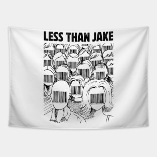 Barcode face Less Than Jake Tapestry