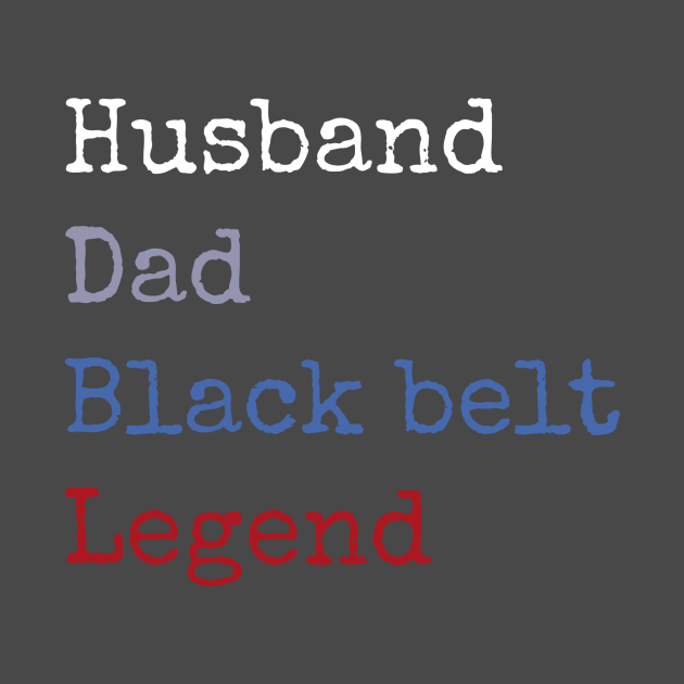 Black belt husband by Apollo Beach Tees