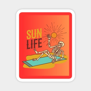 sun life summer time Magnet