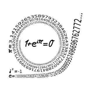 Euler: three fundamental constants T-Shirt