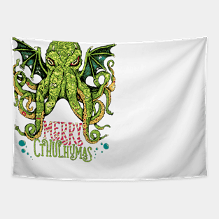 Merry Cthulhumas Tapestry