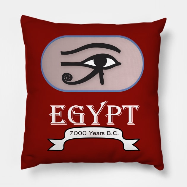 egypt 7000 years bc Pillow by sayed20
