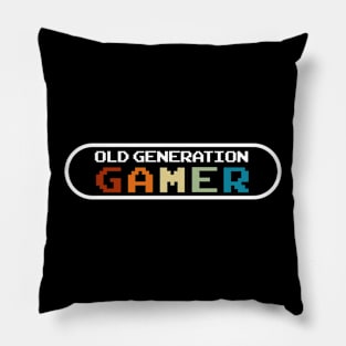 Old Generation Gamer Pillow