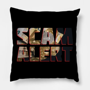 Scam Alert Pillow