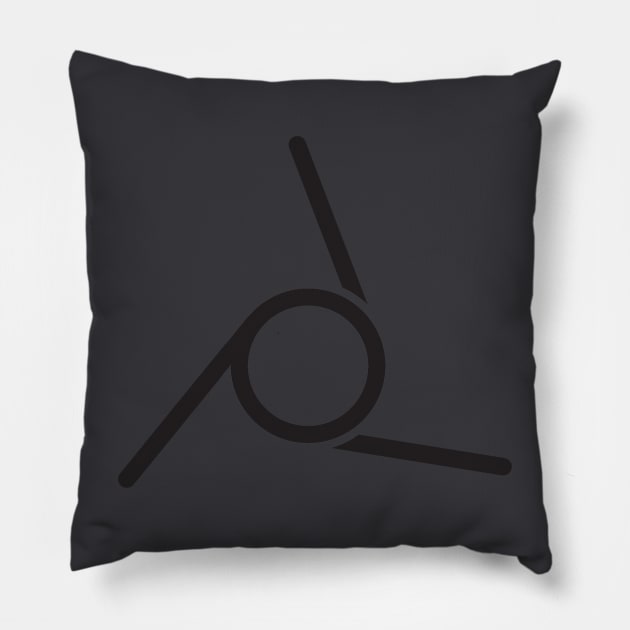 Propel simple logo Pillow by trywolfe