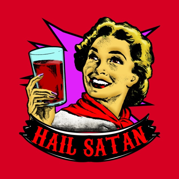 HAIL SATANA by theanomalius_merch