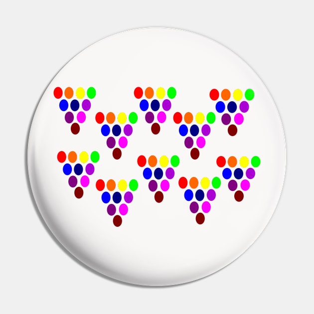 Colourful circles Pin by RAK20