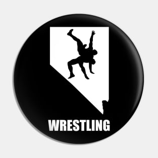 Nevada Wrestling Pin