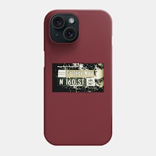 College Way & 160th Street, Shoreline, Washington by Mistah Wilson Phone Case