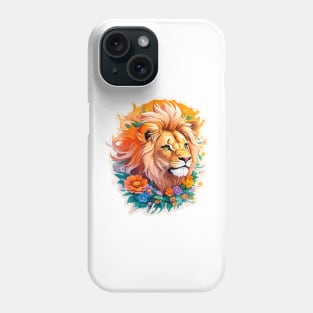 Beautiful Colorful Lion Phone Case