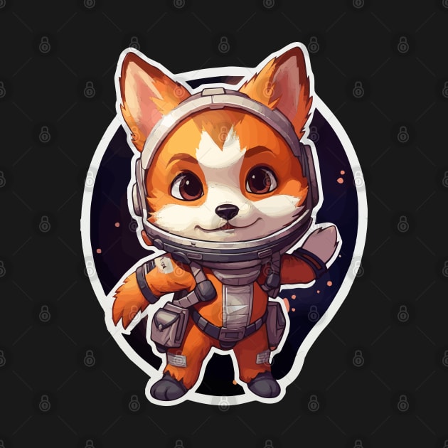 Red Fox Astronaut by VelvetRoom