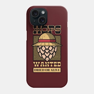 Pirate Beer Hops with Straw Hat Phone Case