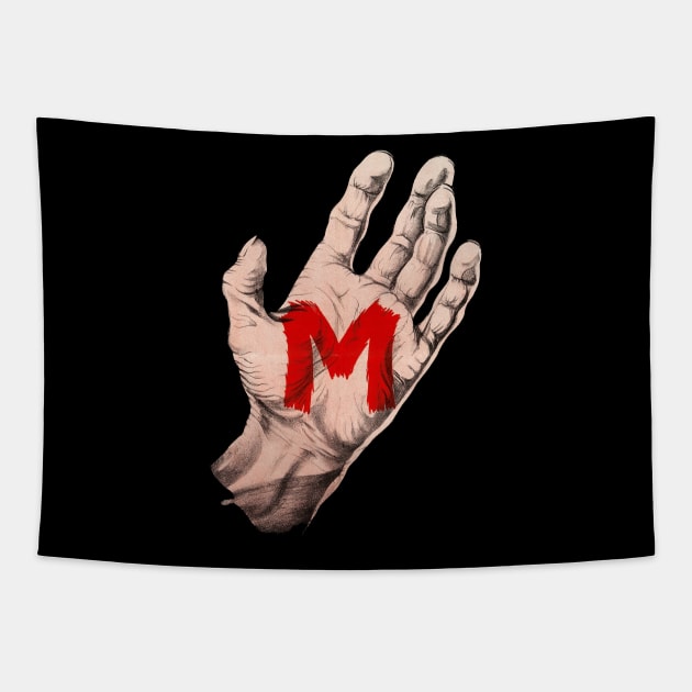 M 1931 Movie Poster Tapestry by MovieFunTime