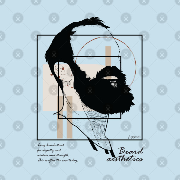 Disover Beard aesthetics version 10 - Bearded Man - T-Shirt