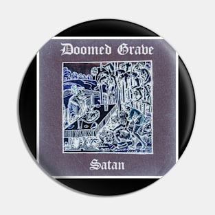 Doomed Grave - Satan Pin