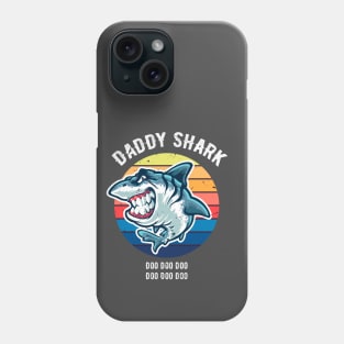 Daddy Shark Retro Vintage Fathers day Phone Case