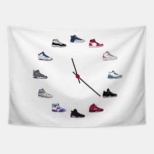 Jordan Sneaker Clock Tapestry