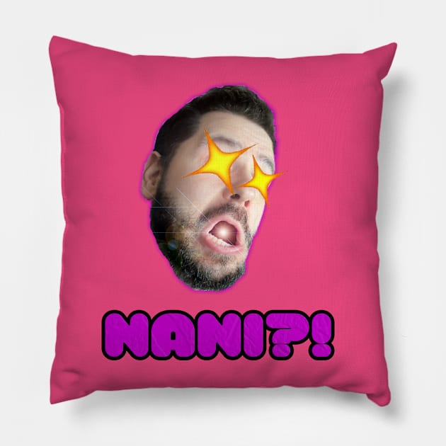 NANI?! Pillow by DorkTales