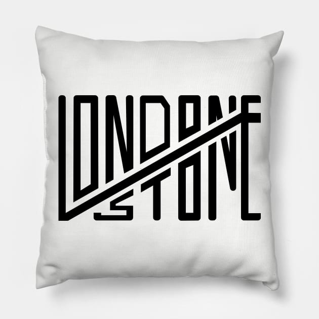 London Stone Slice Pillow by London Stone