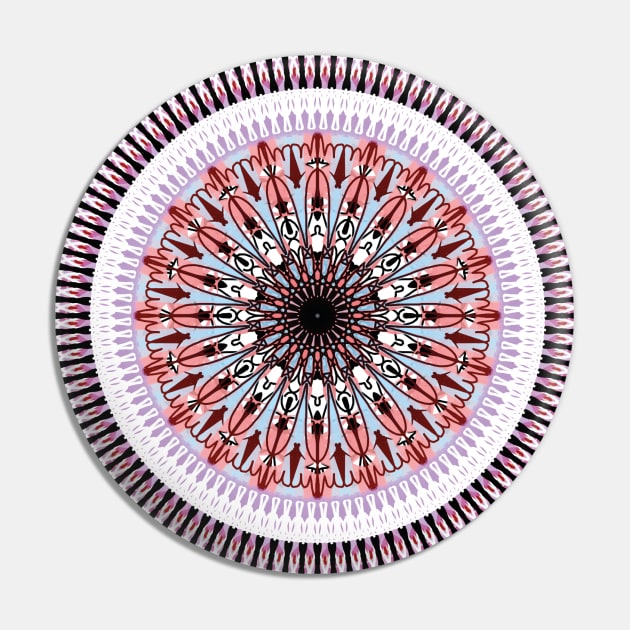 Mandala Pin by cariespositodesign