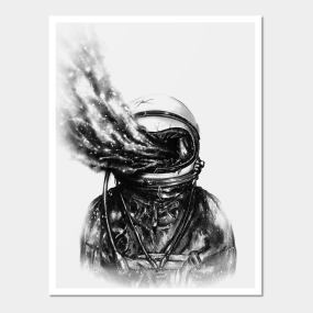 Astronaut Print Posters And Art Prints Teepublic
