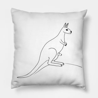 Kangaroo Momma Pillow