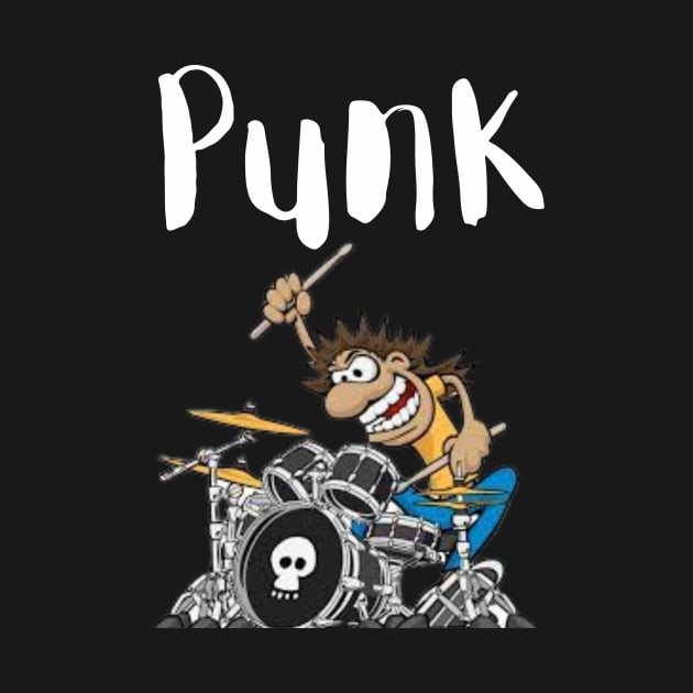 Punk Rock Drummer by Drummer Ts