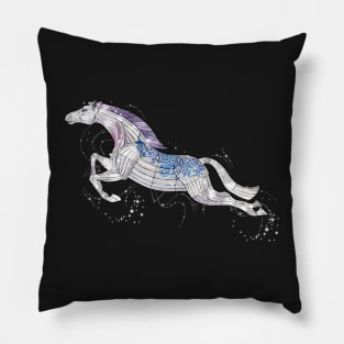 Chinese horse Pillow