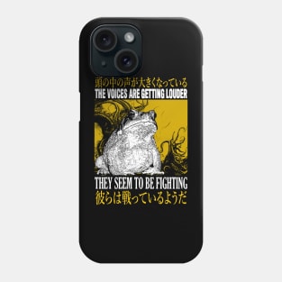 The Voices Are Getting Louder Frog Phone Case