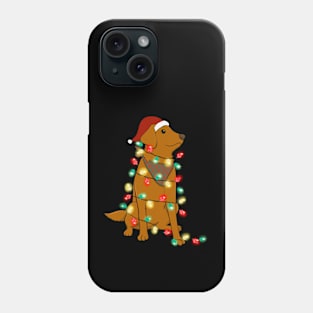 Dog Christmas Lights Graphic Phone Case