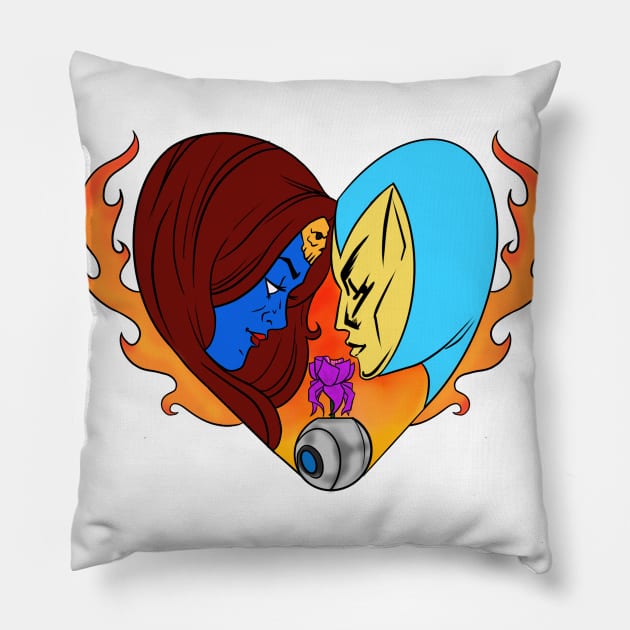 Destiny on Fire Pillow by ChangoATX