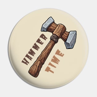 Hammer Time, Wooden Old RPG-style Hammer Pin