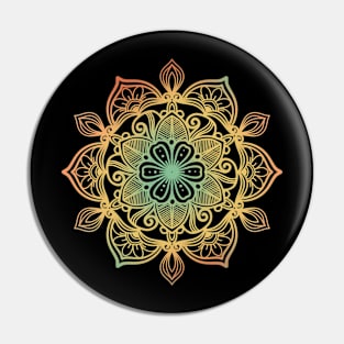 Funky Mandala Pin