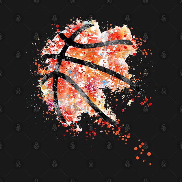 Basketball ball by RosaliArt