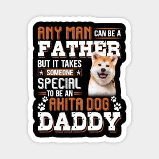 Akita Dog Daddy Magnet