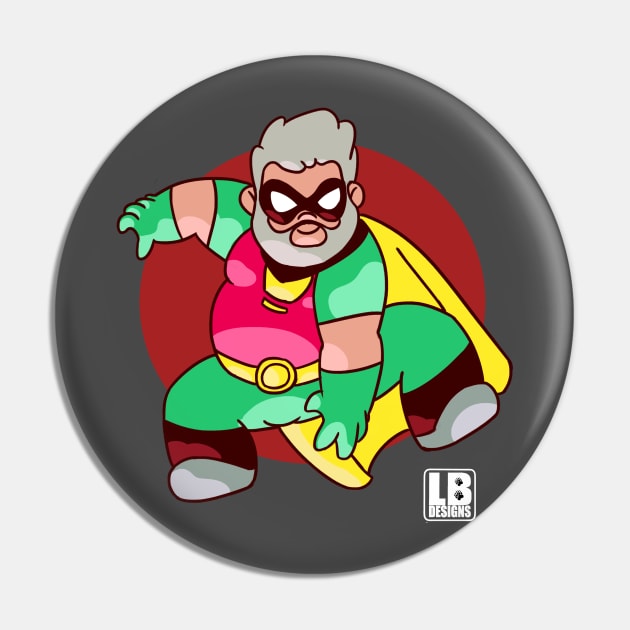 Bear Robin Pin by LessandroBarbosa