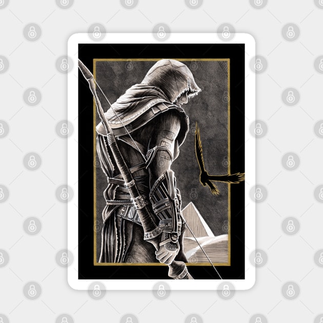 Bayek - Inktober 2020 Magnet by Jomeeo