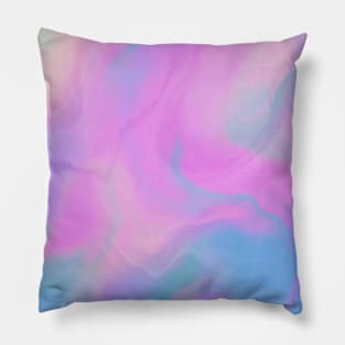 Abstract Contemporary Trippy Paint Pillow