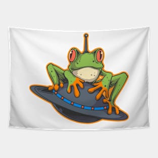 Frog is alien Tapestry