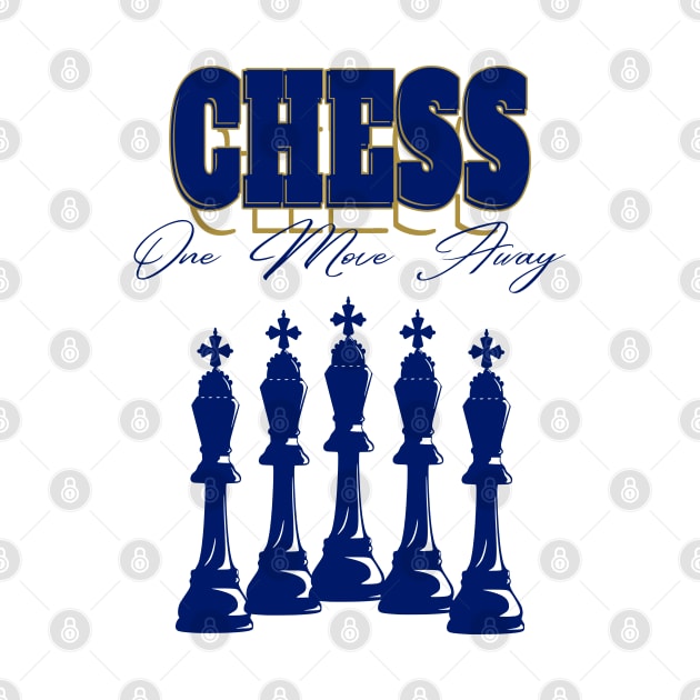 Chess Kings One Move Away by AuburnQuailart