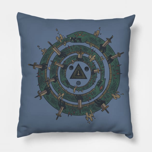 the cycle 2 Pillow by againstbound