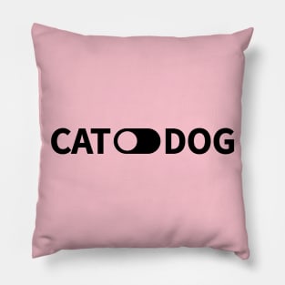 Cat Person's Cat Dog Poll Pillow