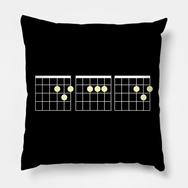 Father's Day Guitar dad Pillow by Mey Designs