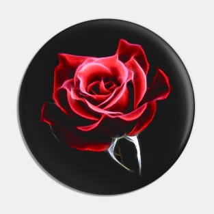 Red Rose Pin